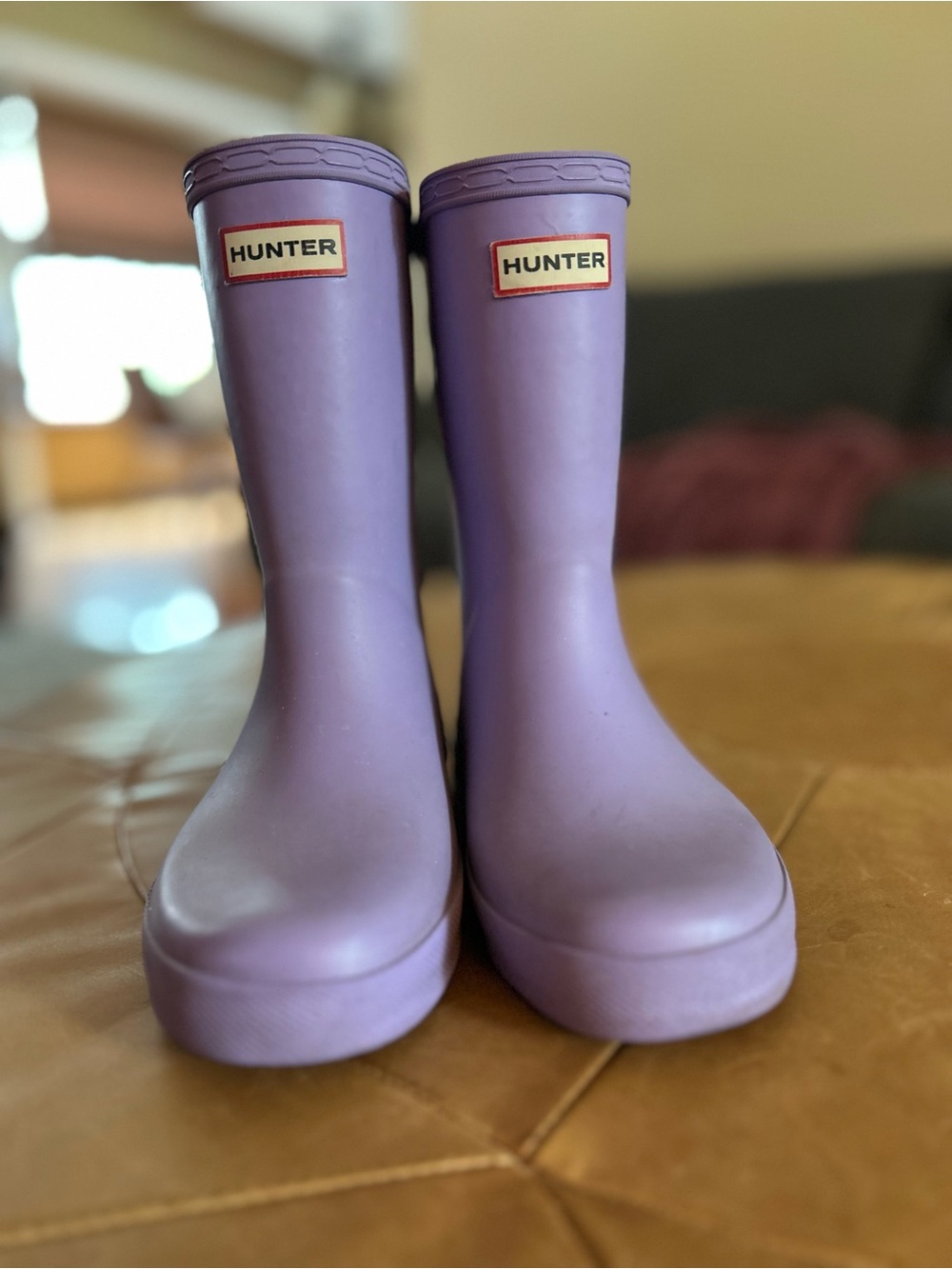 Hunter Lavender Mid-Calf Rain Boots